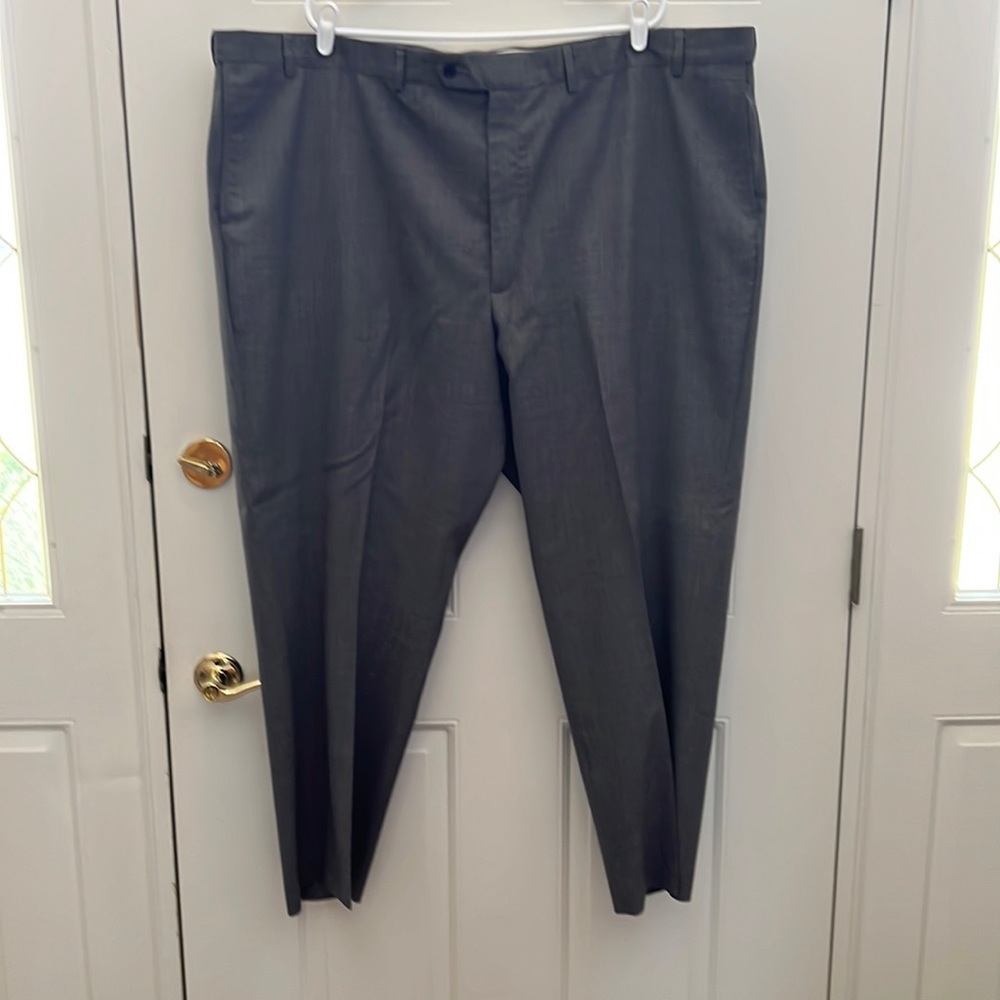 Lands End Men’s Gray Dress Pants 52 x 31.